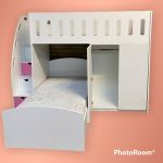 bunk bed with wardrobe