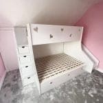 Bunk With Hearts And Slide