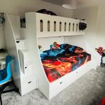 Bunk beds with storage
