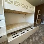 Kids Bunk With Stairs And Trundle