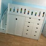 White Cabin Bed