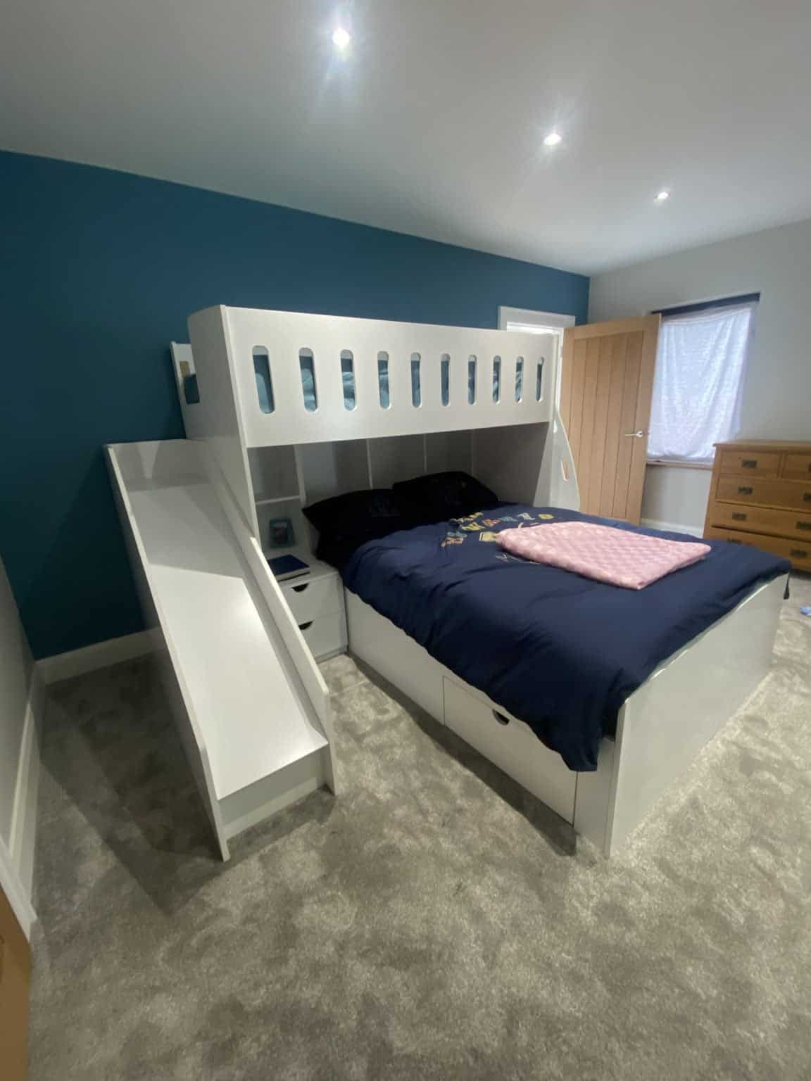 L Shaped Beds With Slides | Kids Bunk Beds