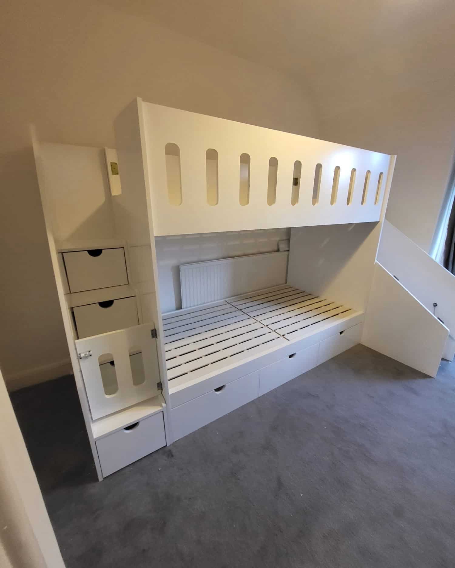 Children’s Bunk With Slide - MK Furnishings Kids Beds LTD