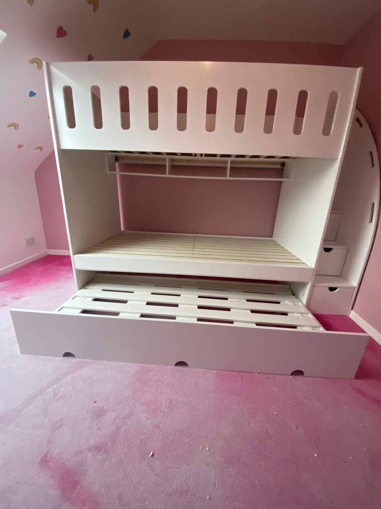 kids trundle bed