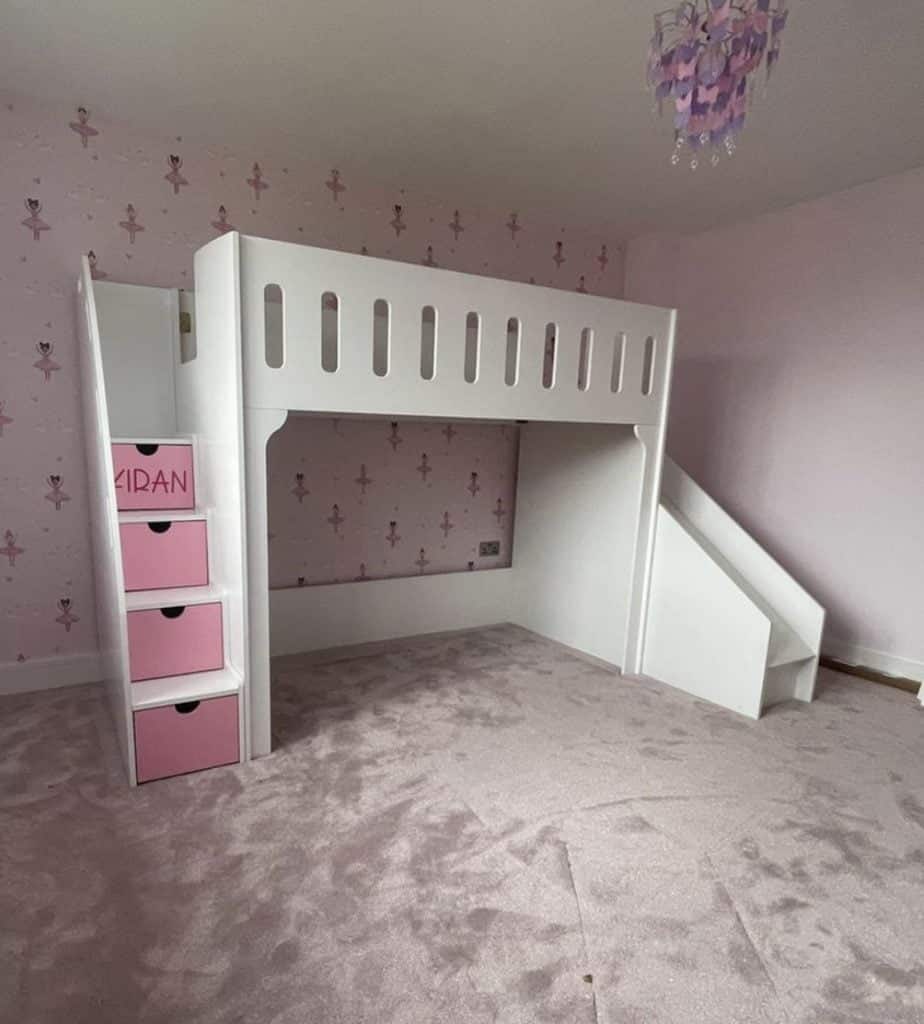 high sleeper with slide