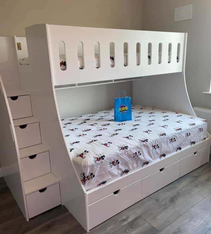 Single And Double Bunk Beds Bunk Bed With Double Bed MK Furnishing