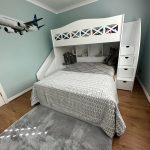 L shaped children’s bunk beds