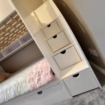 stairs with storage