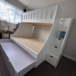 single and double trundle bed icon