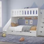 bunk bed with stairs