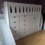 Cabin bed with storage drawers