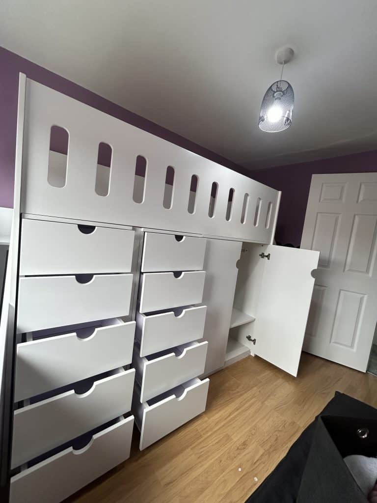 cabin beds for small rooms with Slide
