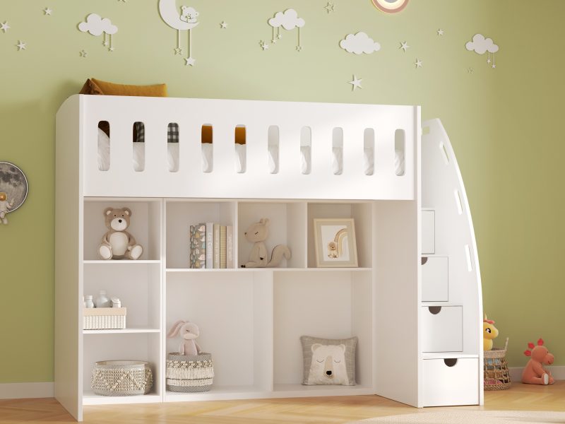 Highsleeper With Shelving