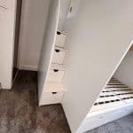 Toddler bunk beds with storage