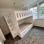 High sleeper bed with storage