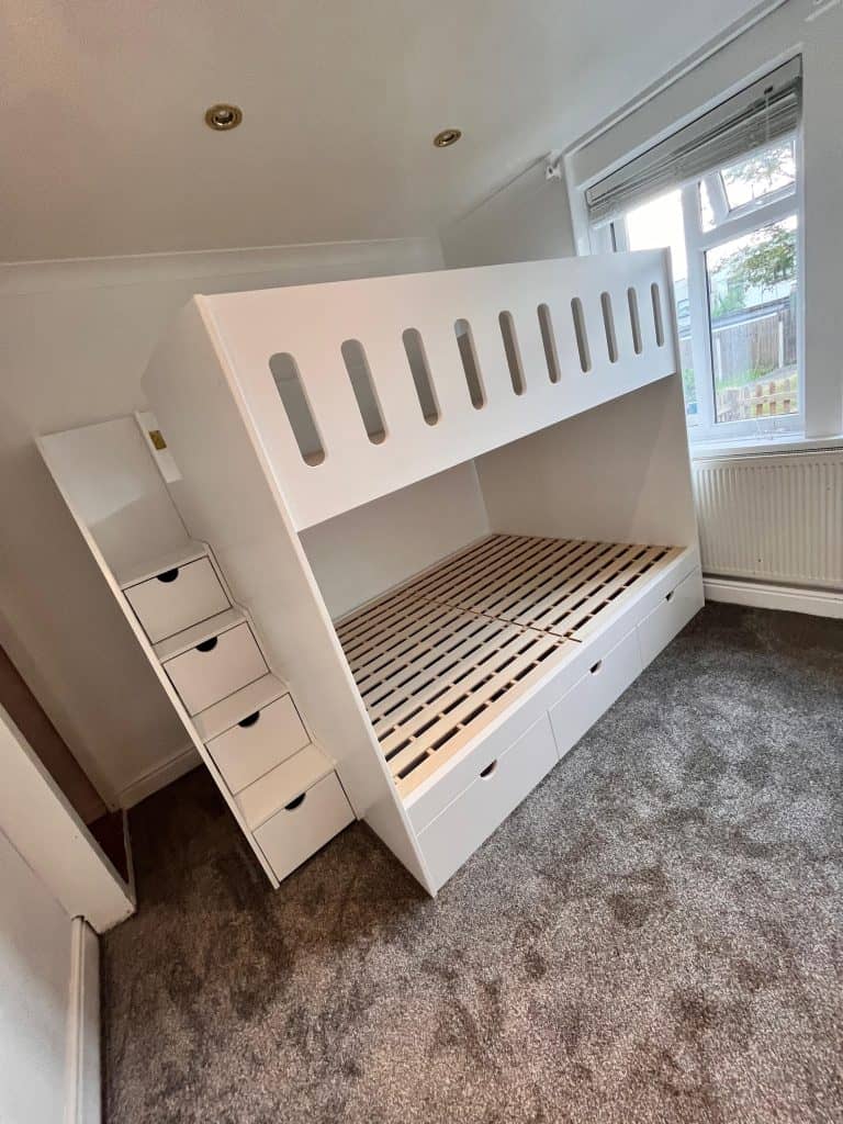 Toddler bunk beds with stairs