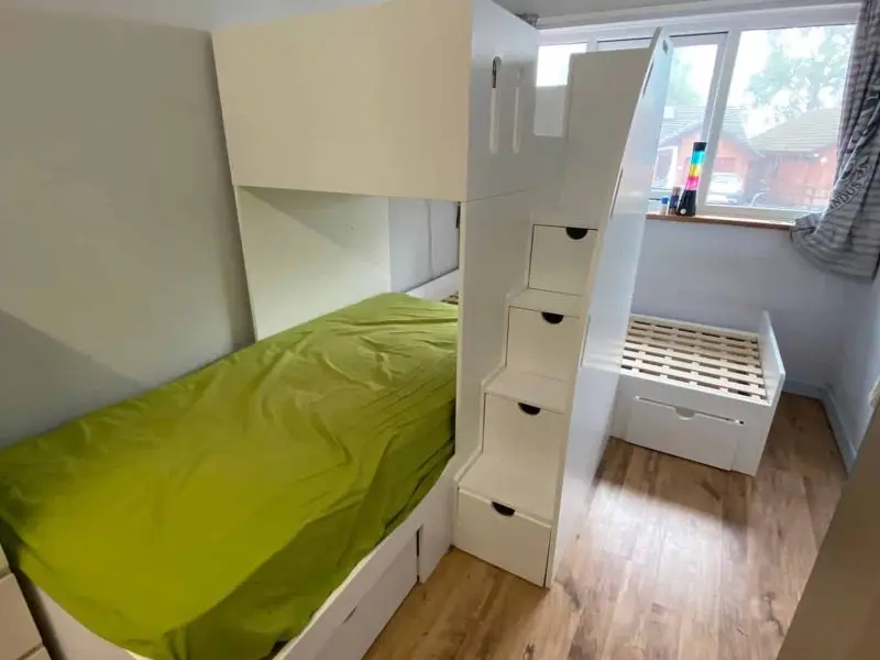 corner trio bunk bed