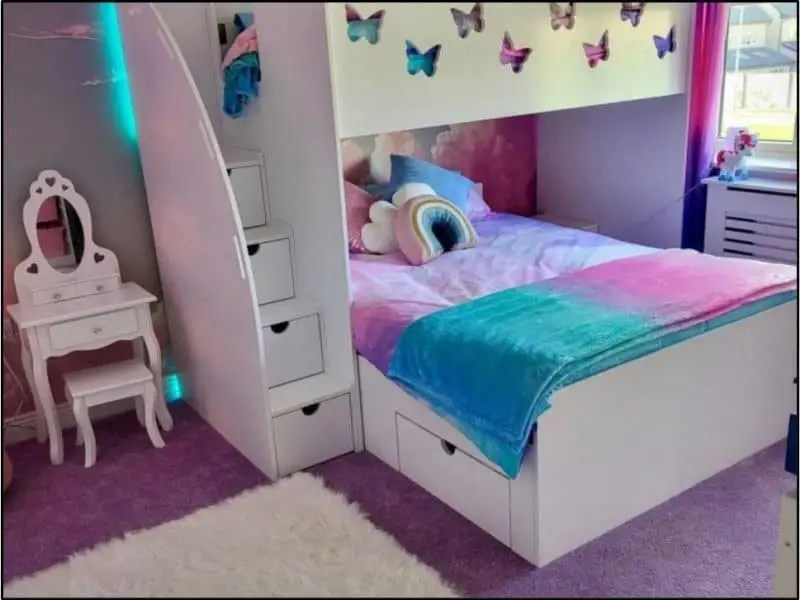 Kids Double and single bunk beds for large families