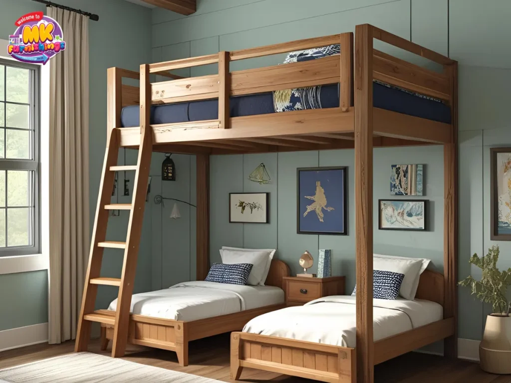 Loft Style with Twin Beds Below
