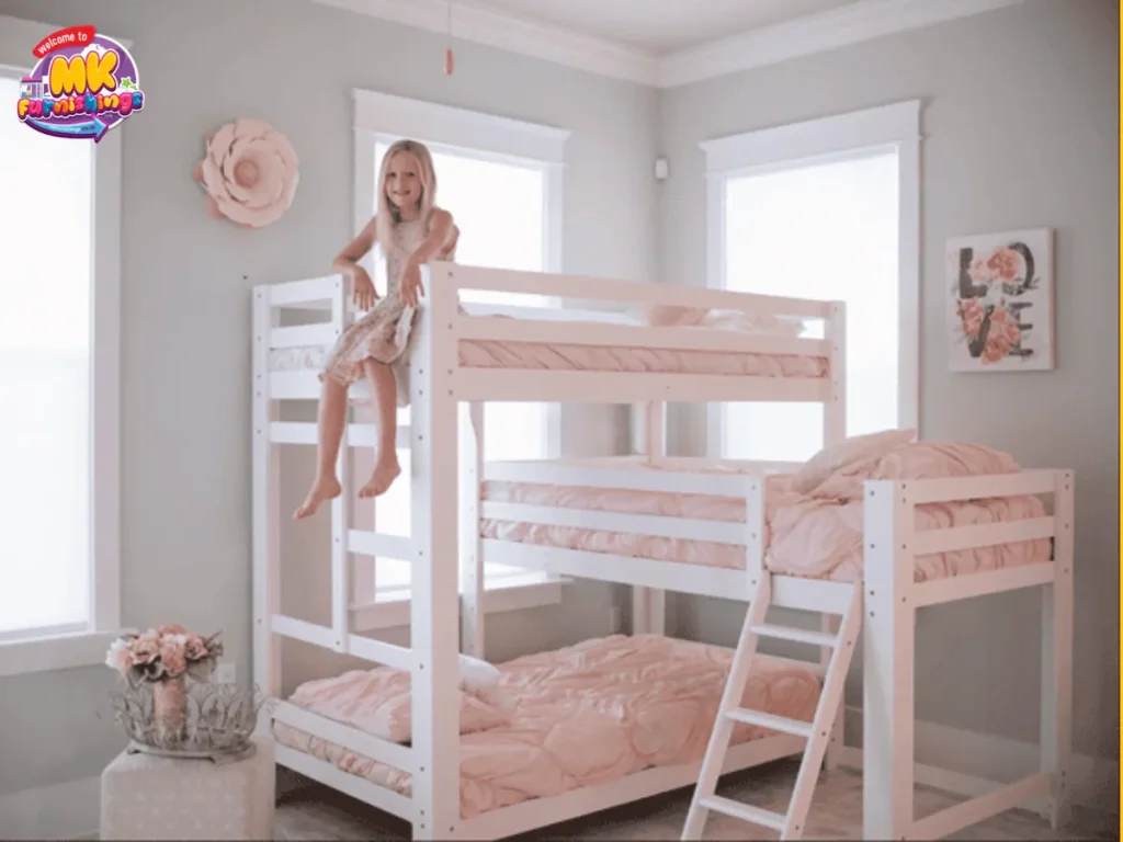 Metal Frame Triple Bunk