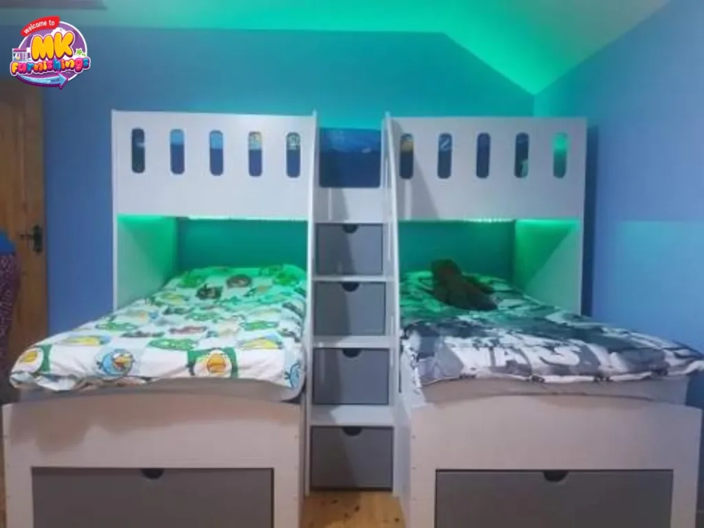 Triple Bunk with Integrated Lighting