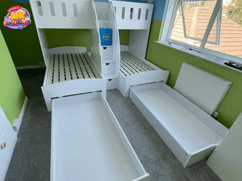 Triple Bunk with Under-Bed Trundle
